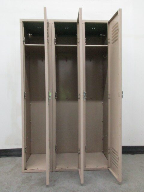 Single Tier Metal School Lockers